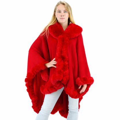 Solid Color Fur Shawl SW3719... (3PC)