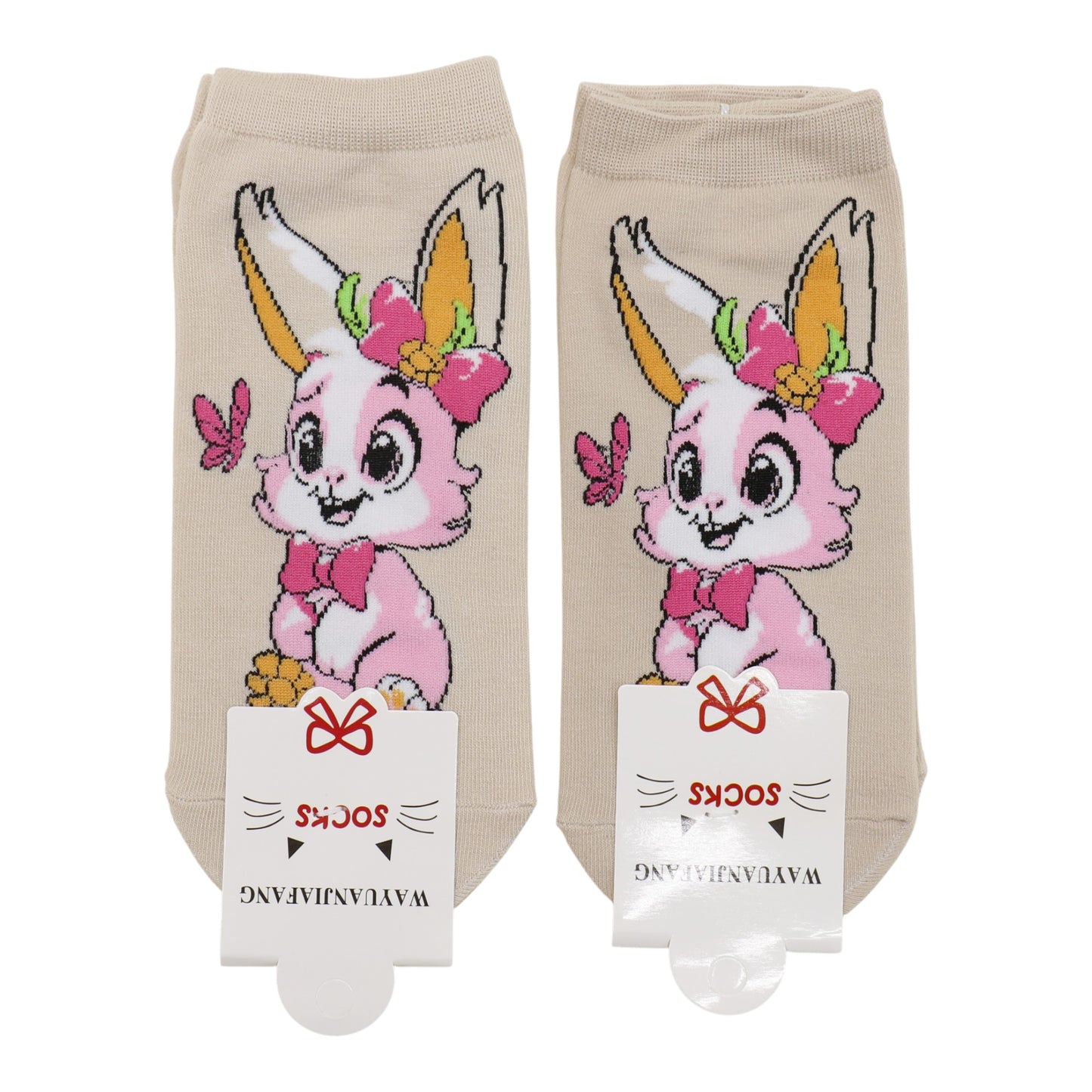 Women's Cute Rabbit Cartoon Socks SK4116-2 (12PC)