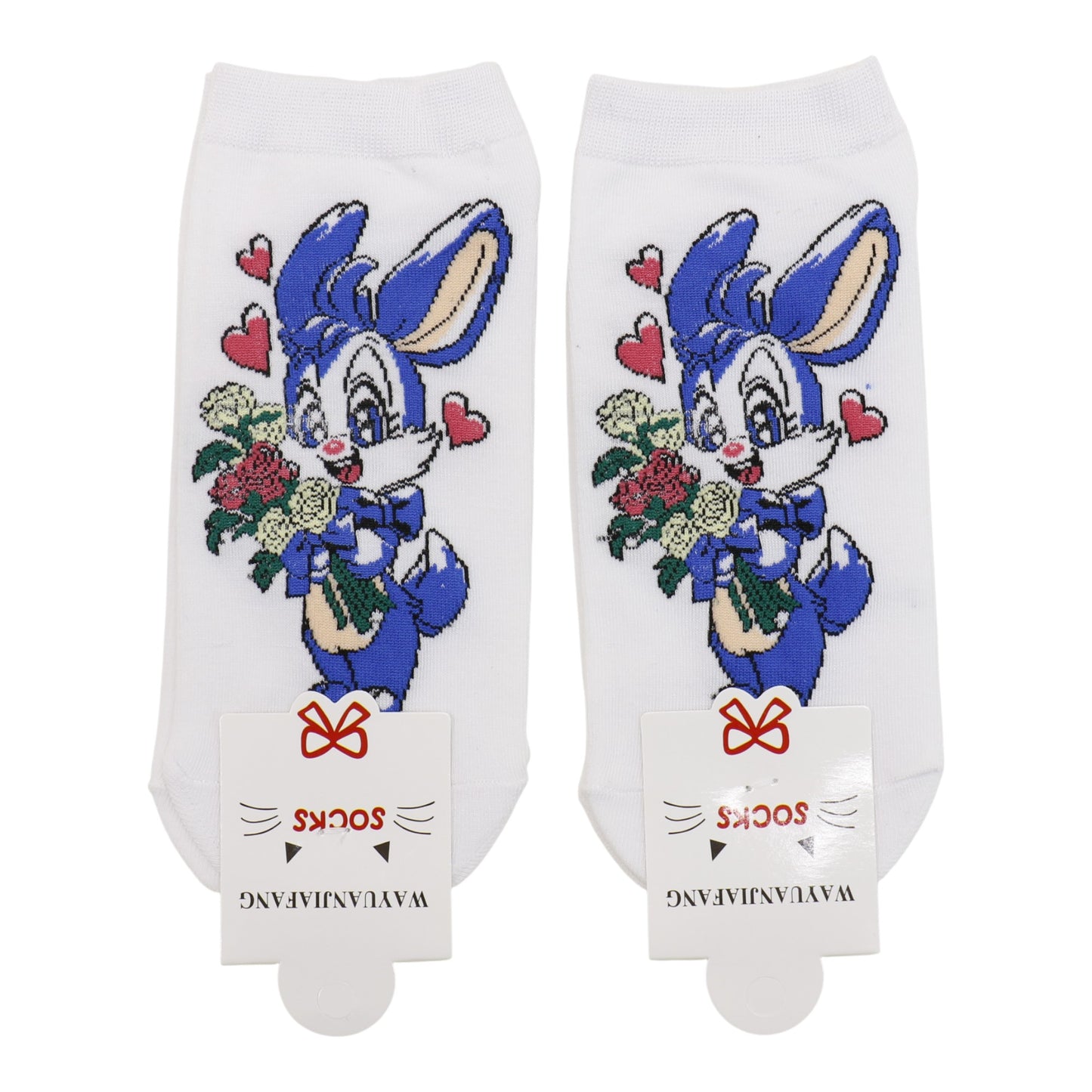 Women's Cute Rabbit Cartoon Socks SK4116-2 (12PC)