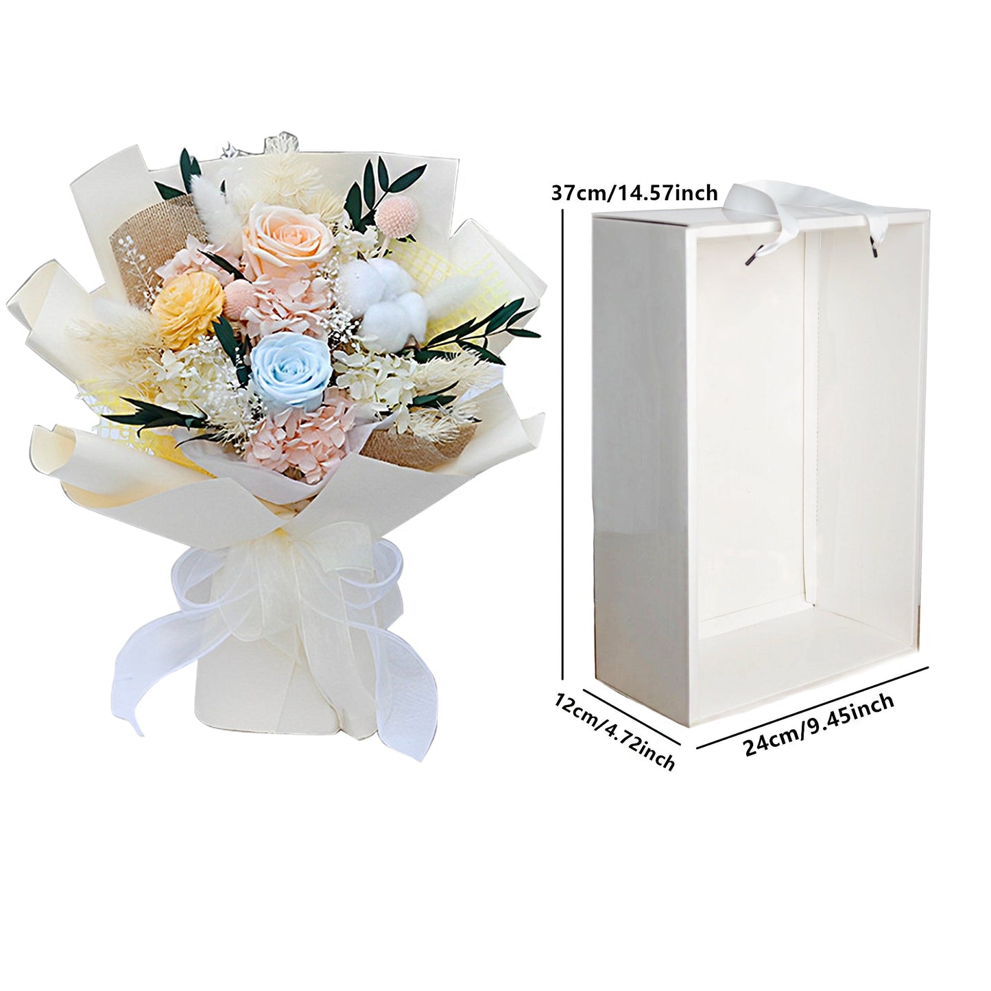 Pastel Mix Rose Artificial Flower Bouquet SS51221-49 (1PC)