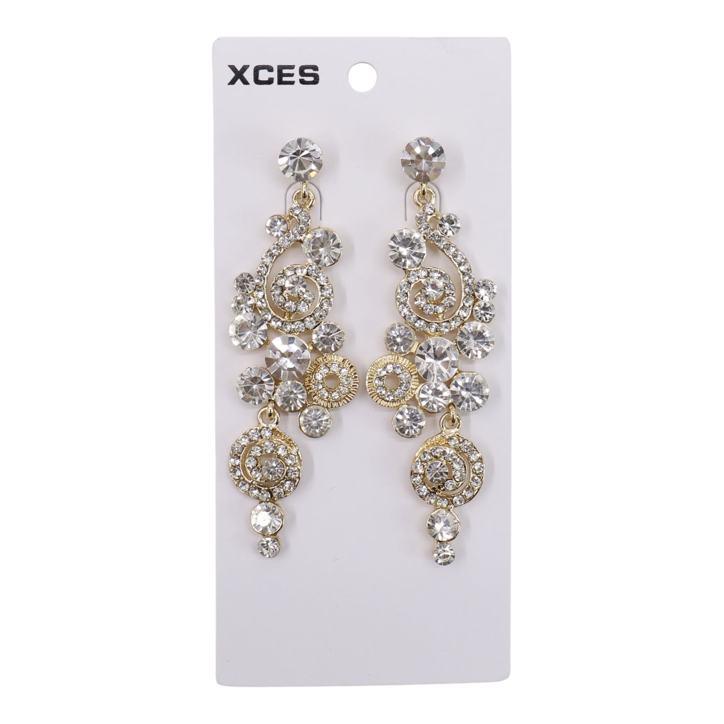 Oval Crystal Drop Bridal Earring JE72996 (3PAIR)