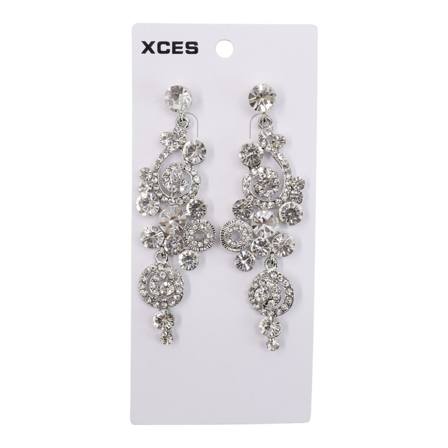 Oval Crystal Drop Bridal Earring JE72996 (3PAIR)