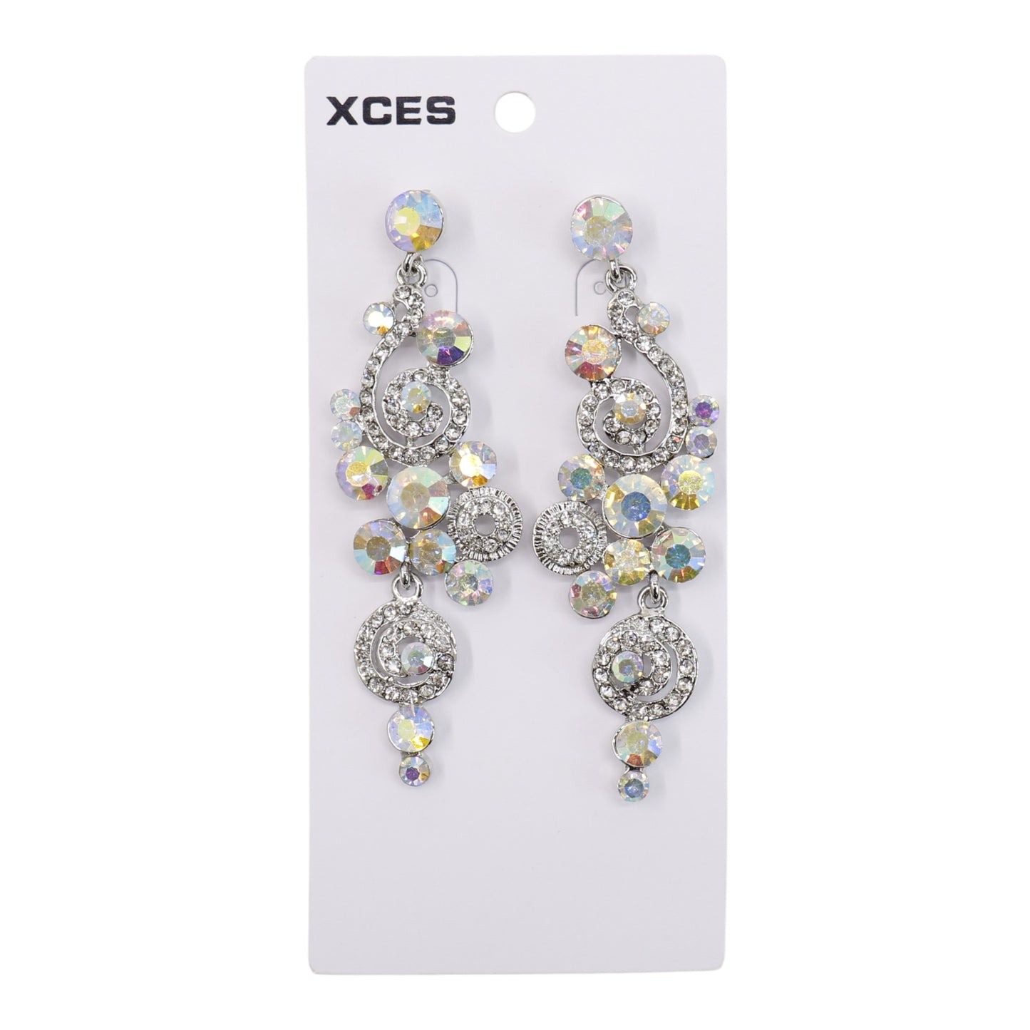 Oval Crystal Drop Bridal Earring JE72996 (3PAIR)