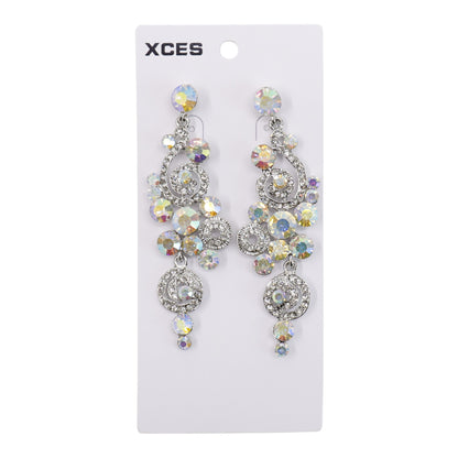 Oval Crystal Drop Bridal Earring JE72996 (3PAIR)
