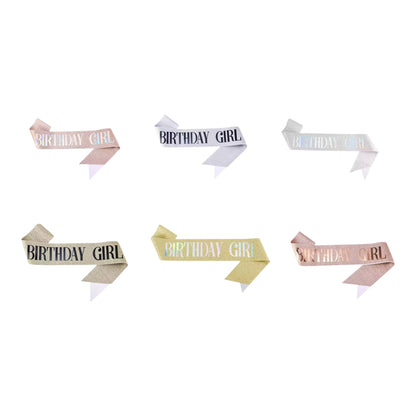 Birthday Girl Sash For Women SA5218-2 (12PC)