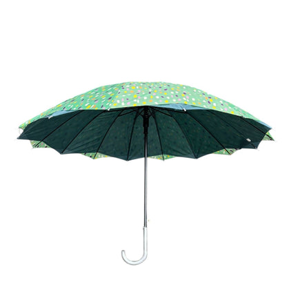 Double Layered Adults Floral 16 Panel Umbrella UM6011 (12PC)