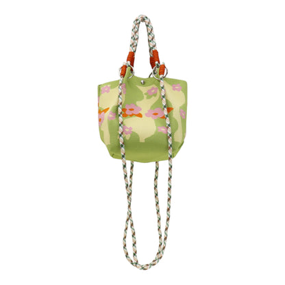 Flower Pattern Women's Knitted Bucket Bag JB6316-7 (3PC)