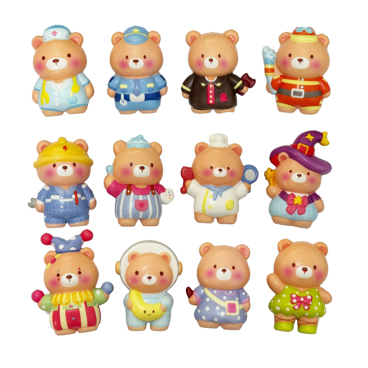 Cute Animal  Foam Sponge Squishy Toy SS6425-12 (12PC)