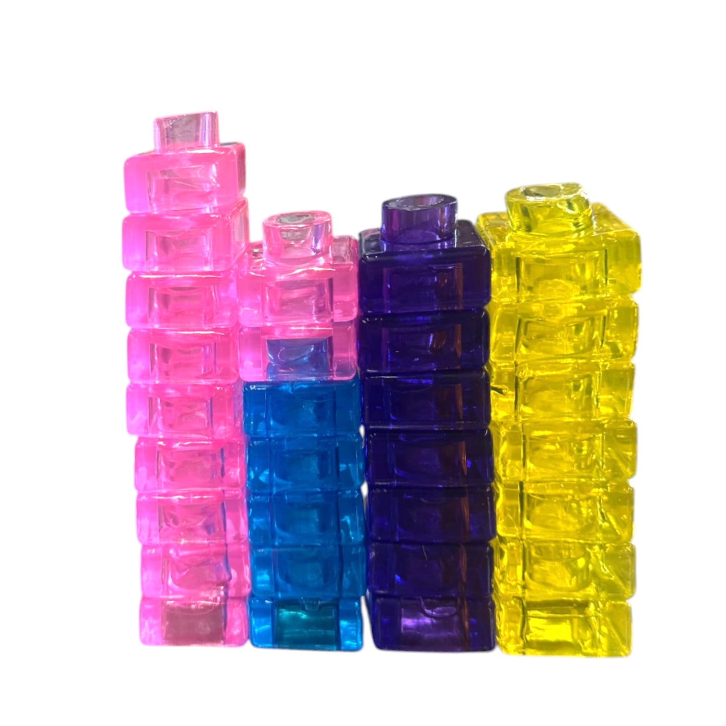 58 Count Colorful Gummy Squishy Sensory Building Block Toy ZPH-58 (12PC)
