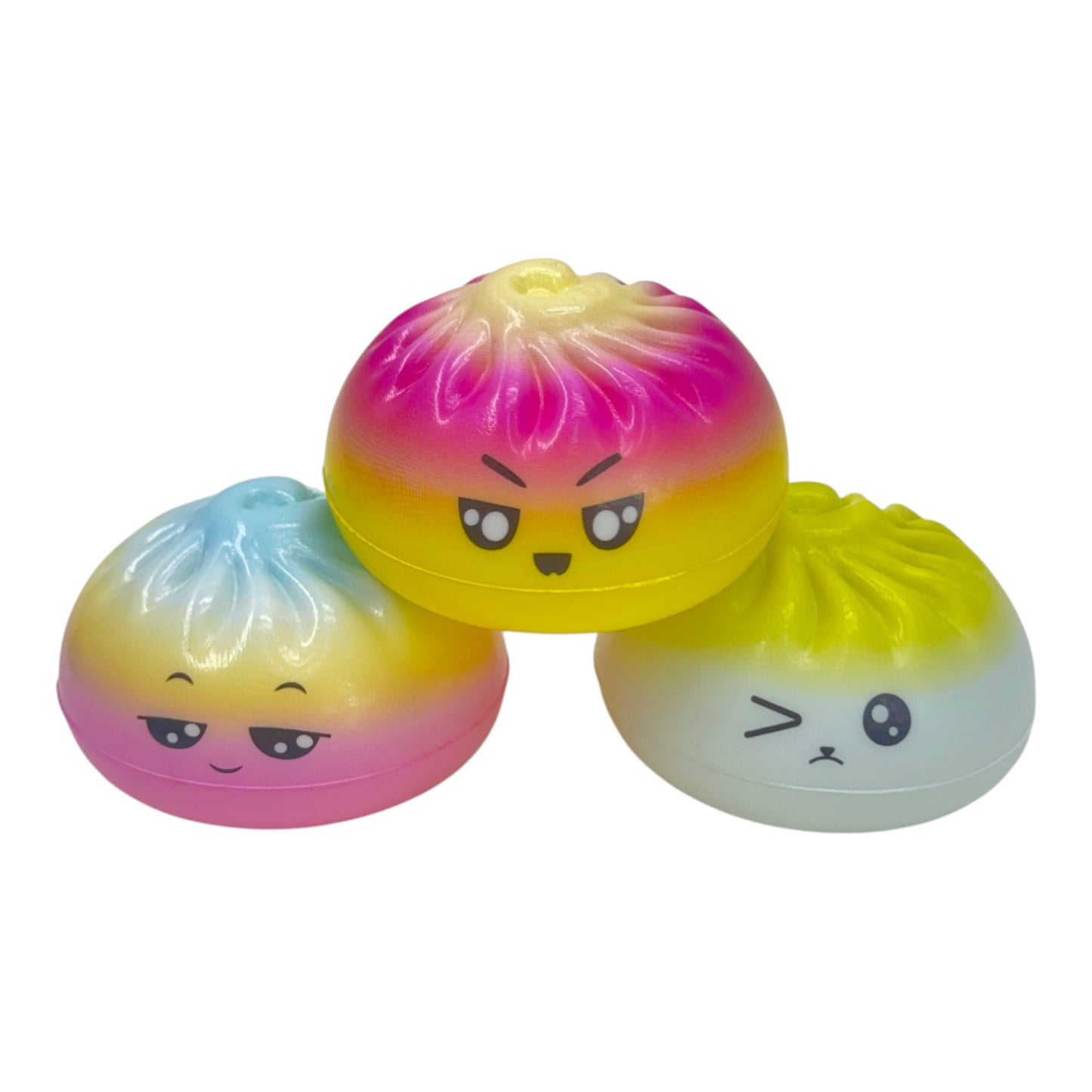 Rainbow Foam Squishy Dumpling TY6404-10 (12PC)