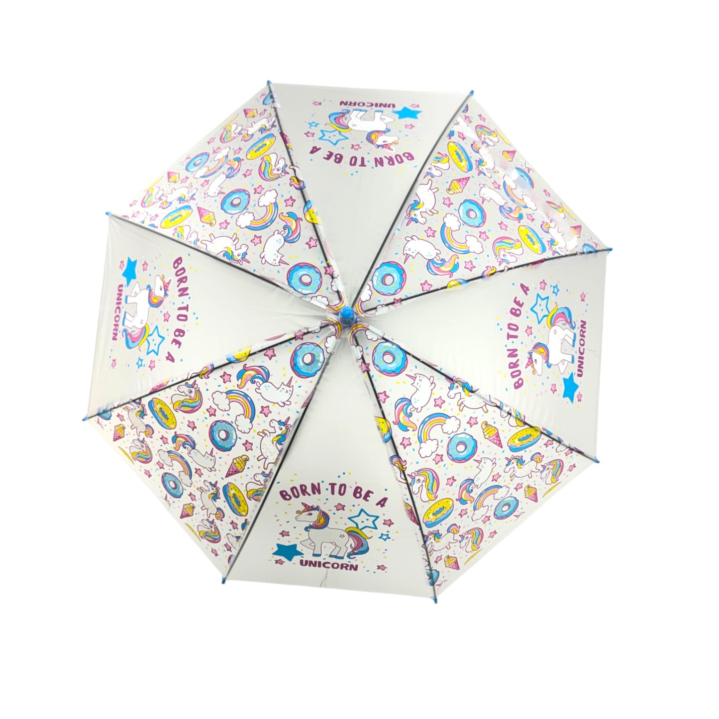 Kids Clear Animal Rainbow Auto Open-Fold Umbrella UM5021 (12pc)