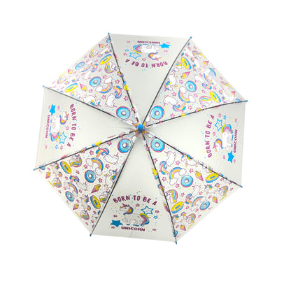 Kids Clear Animal Rainbow Auto Open-Fold Umbrella UM5021 (12pc)