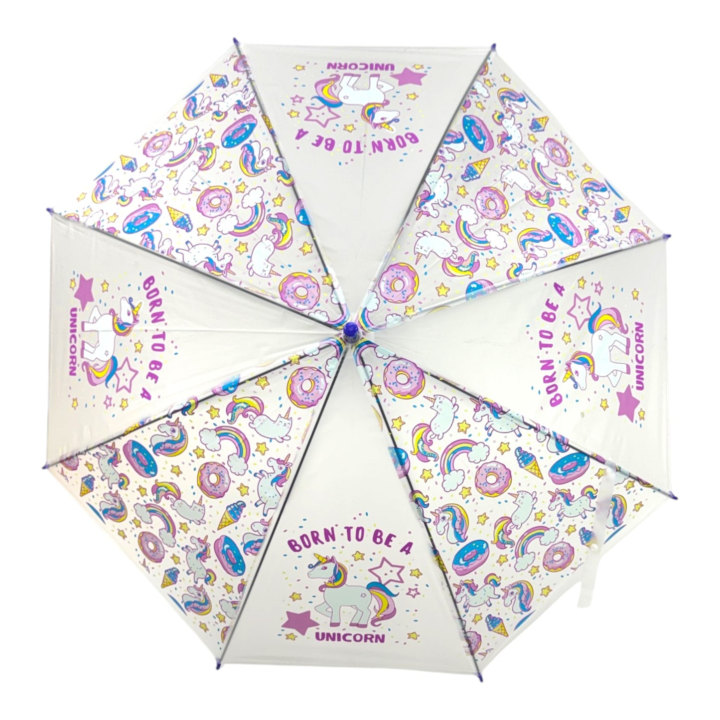 Kids Clear Animal Rainbow Auto Open-Fold Umbrella UM5021 (12pc)