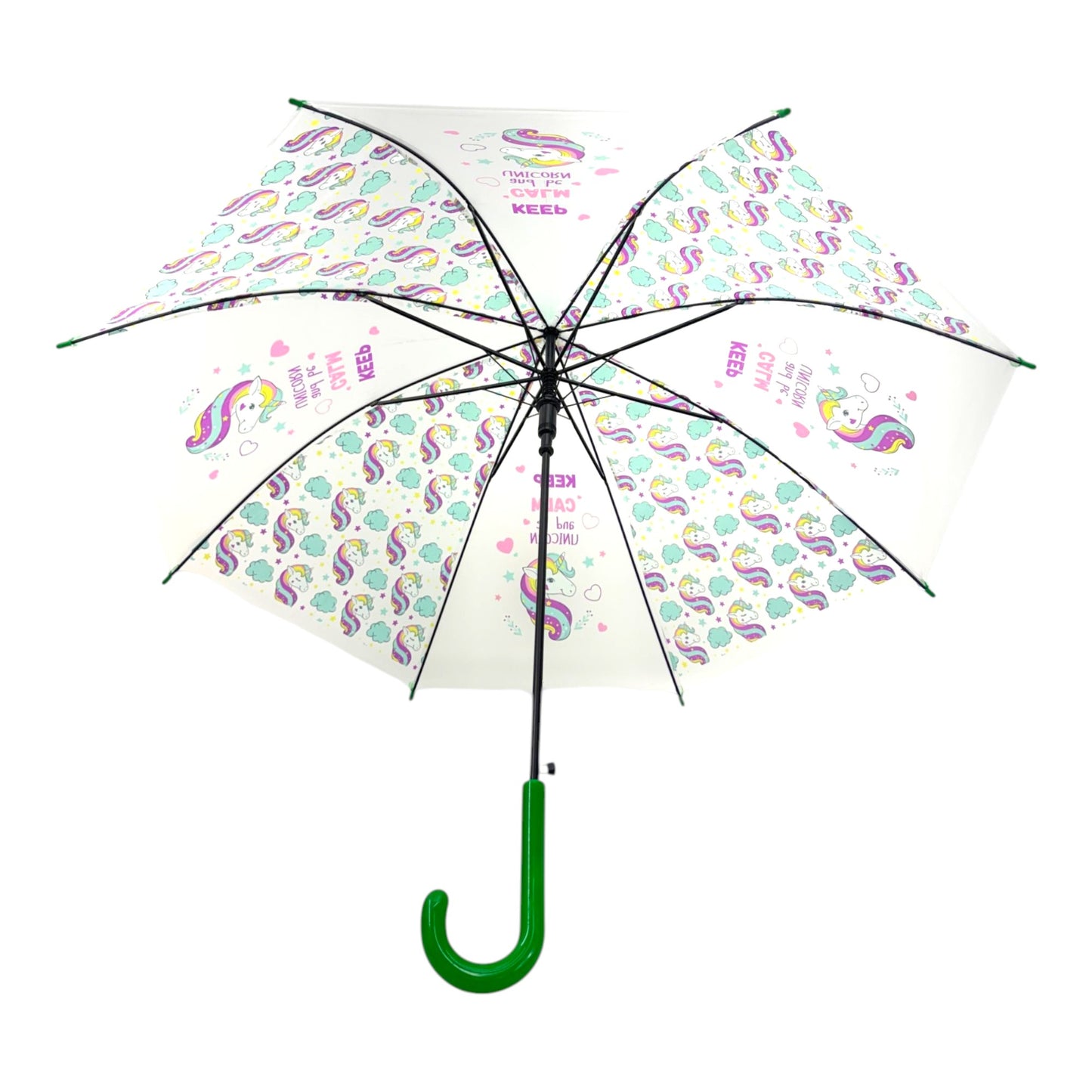 Kids Clear Animal Rainbow Auto Open-Fold Umbrella UM5021 (12pc)