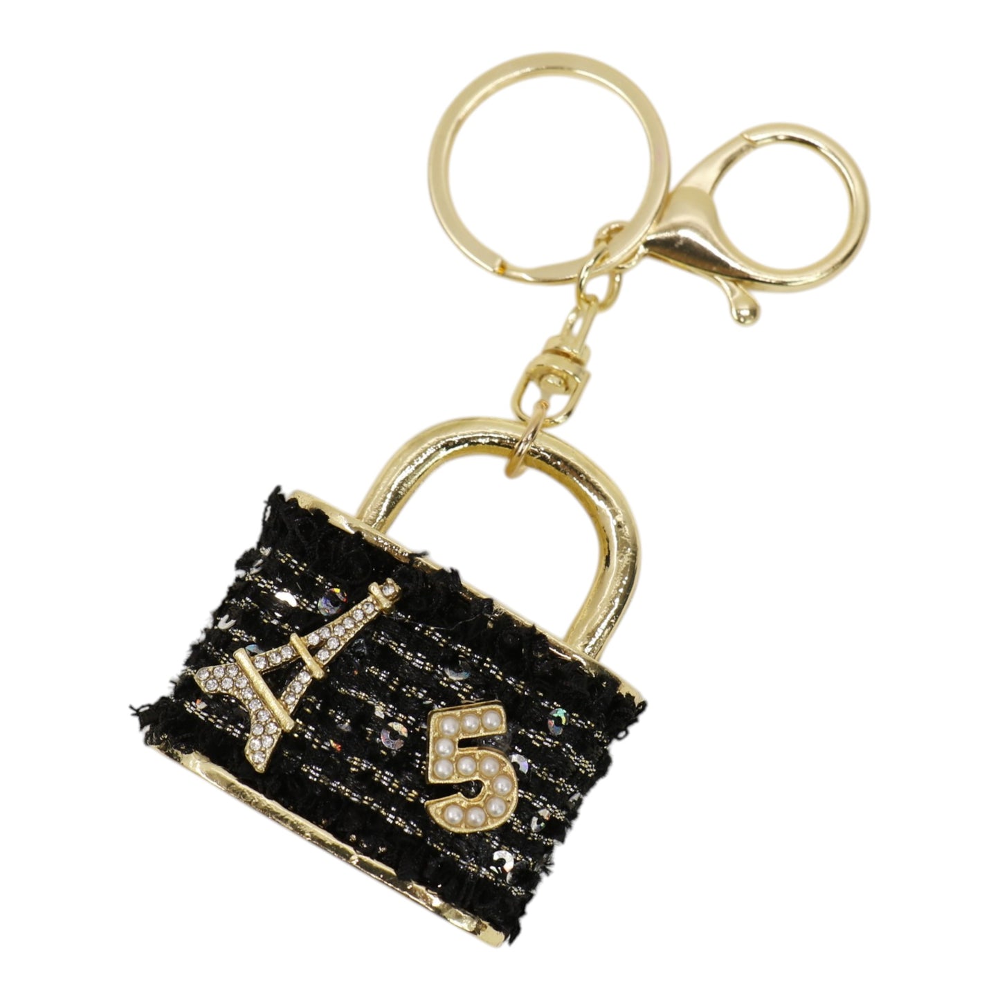 Stylish Padlock-Shaped Keychain And Bag Charm JK6228-8 (12)