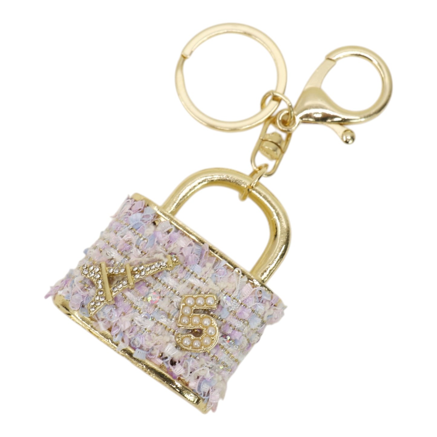 Stylish Padlock-Shaped Keychain And Bag Charm JK6228-8 (12)