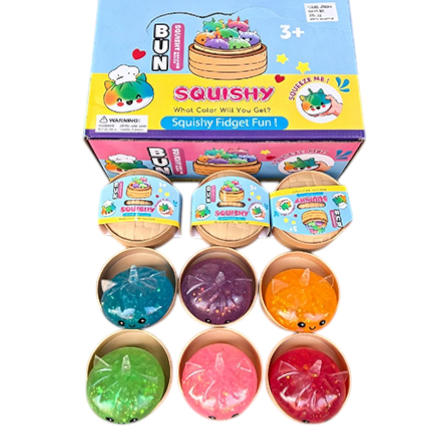 Colorful Cute Squishy Dumpling JT6528-5 (12PC)