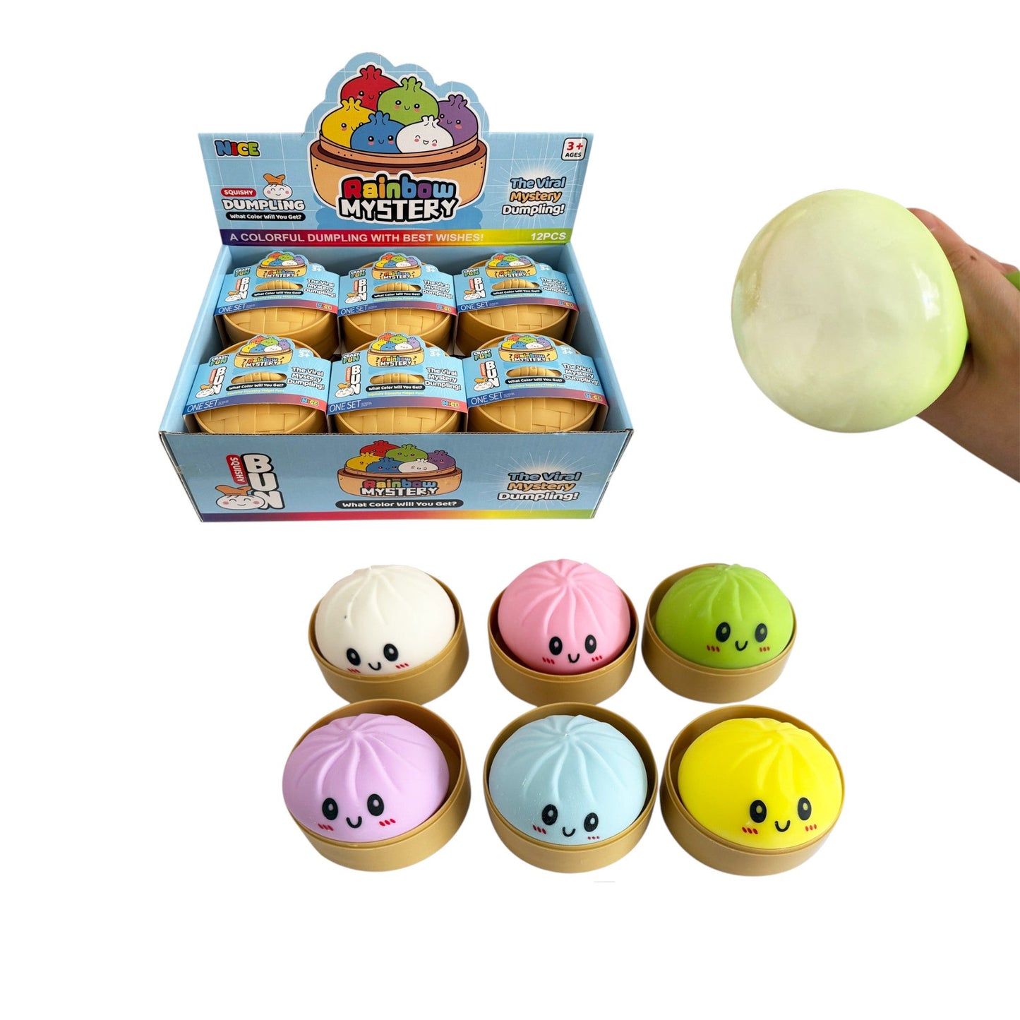 Soft Flour Squishy Dumpling SS417-8 (12PC)
