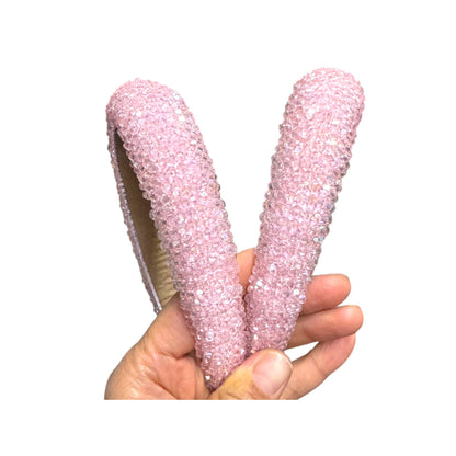 Multi Crystal Beaded Headband HB1203-2. (12PC)
