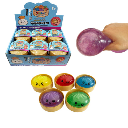 Glitter Jiggly Bun Squishy Dumpling SS417-10.. (12PC)