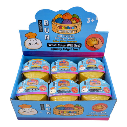 Glitter Squishy Dumpling Toy TR6531-2 (12PC)