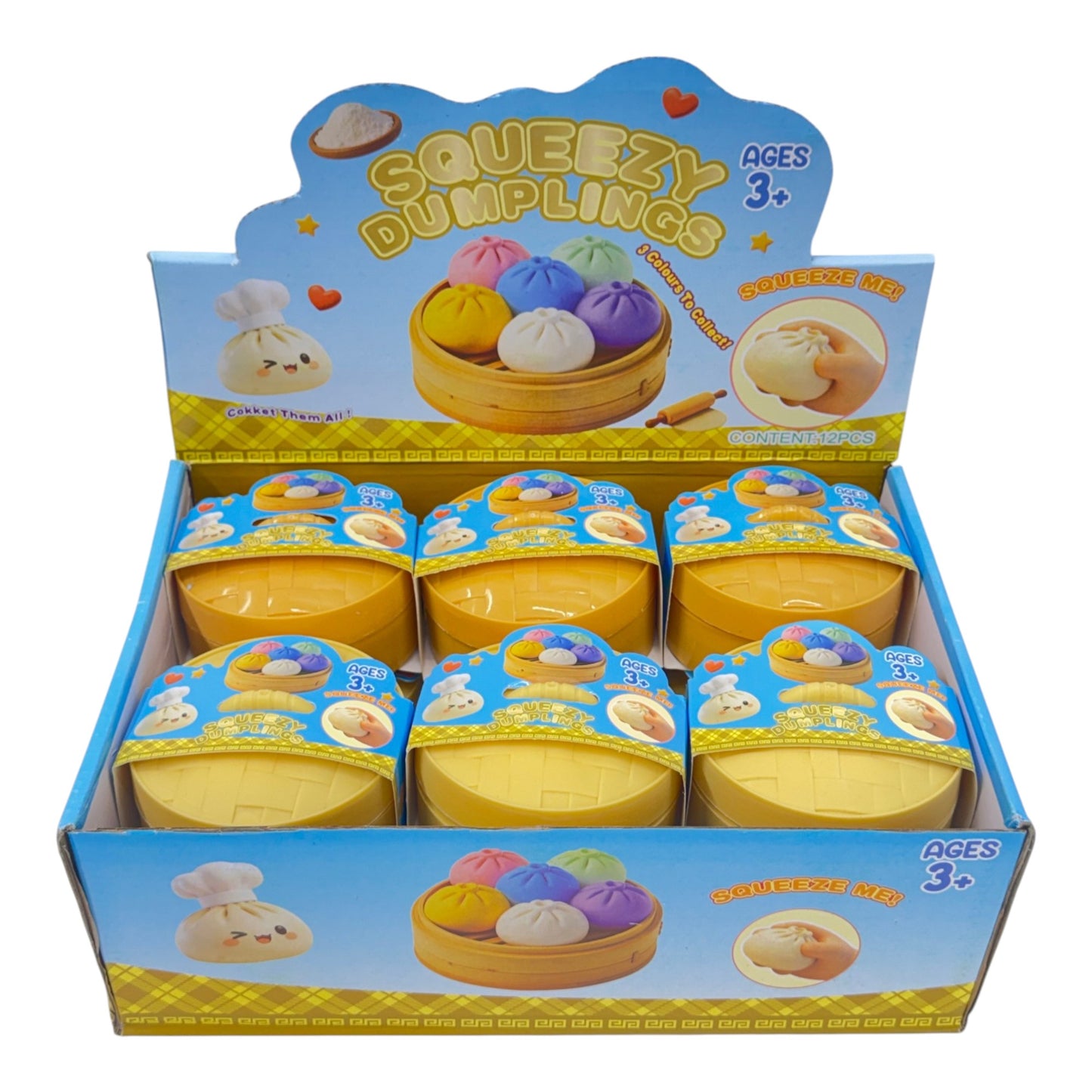Soft Squishy Dumpling TR6418-4 (12PC)