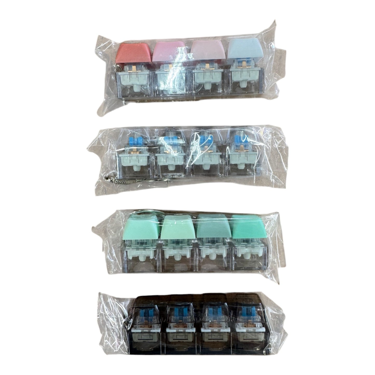 Pastel Click Keycap Fidget Keychain SS6426-12 (12)