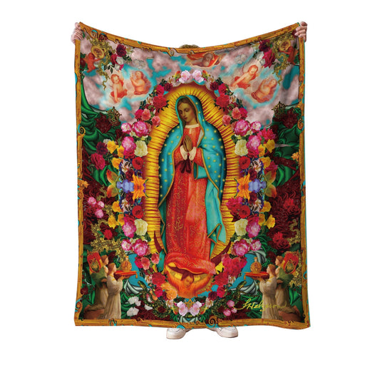 Our Lady of Virgin Mary Graphic Blanket 51122-47 (6PC)