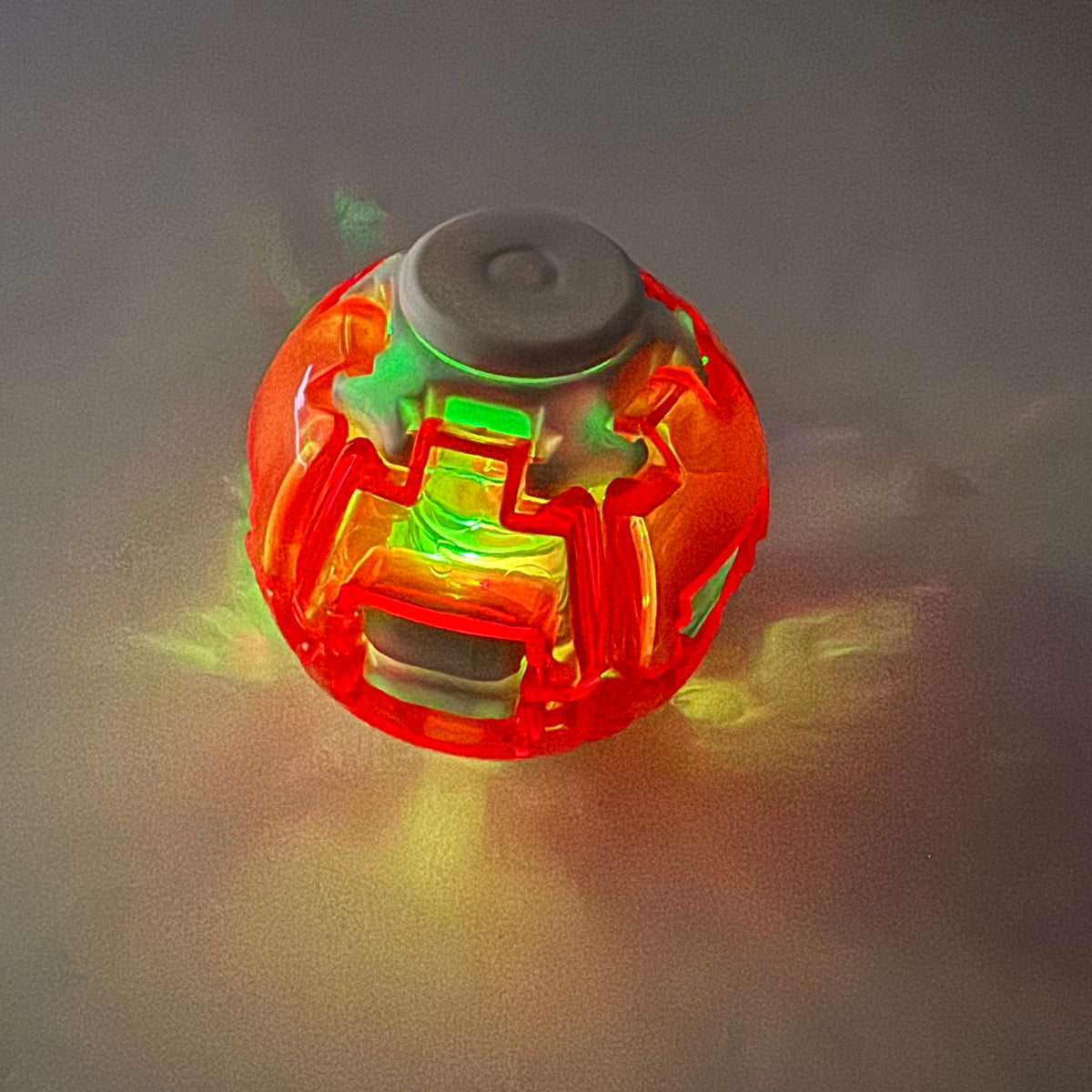 Press Spin Glowing 3D Fingertip Spinner Stress Relief Rotating Light Up Toy QY311 (24PC)