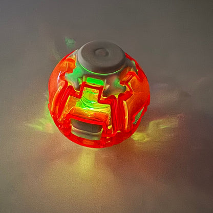 Press Spin Glowing 3D Fingertip Spinner Stress Relief Rotating Light Up Toy QY311 (24PC)