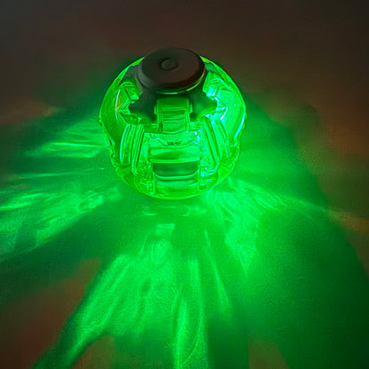Press Spin Glowing 3D Fingertip Spinner Stress Relief Rotating Light Up Toy QY311 (24PC)