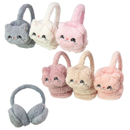 Winter Earmuffs Cute Cat Ears Warmers Winter Headband SS6812-36 (12PC)