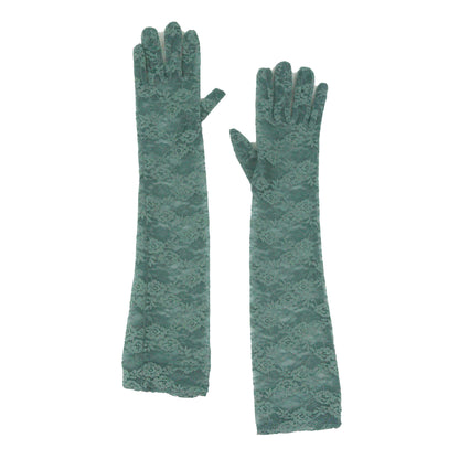 Flower Lace 17 Inch Long Gloves WG388-17 (10pc)