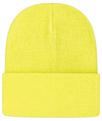 Solid Color Plain Long Beanie BP100-C (12PC)
