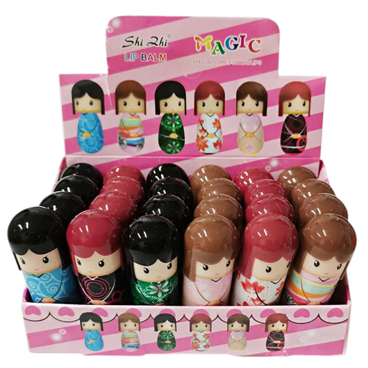 Doll Cartoon Lip Balm LB2322-17 (24PC)
