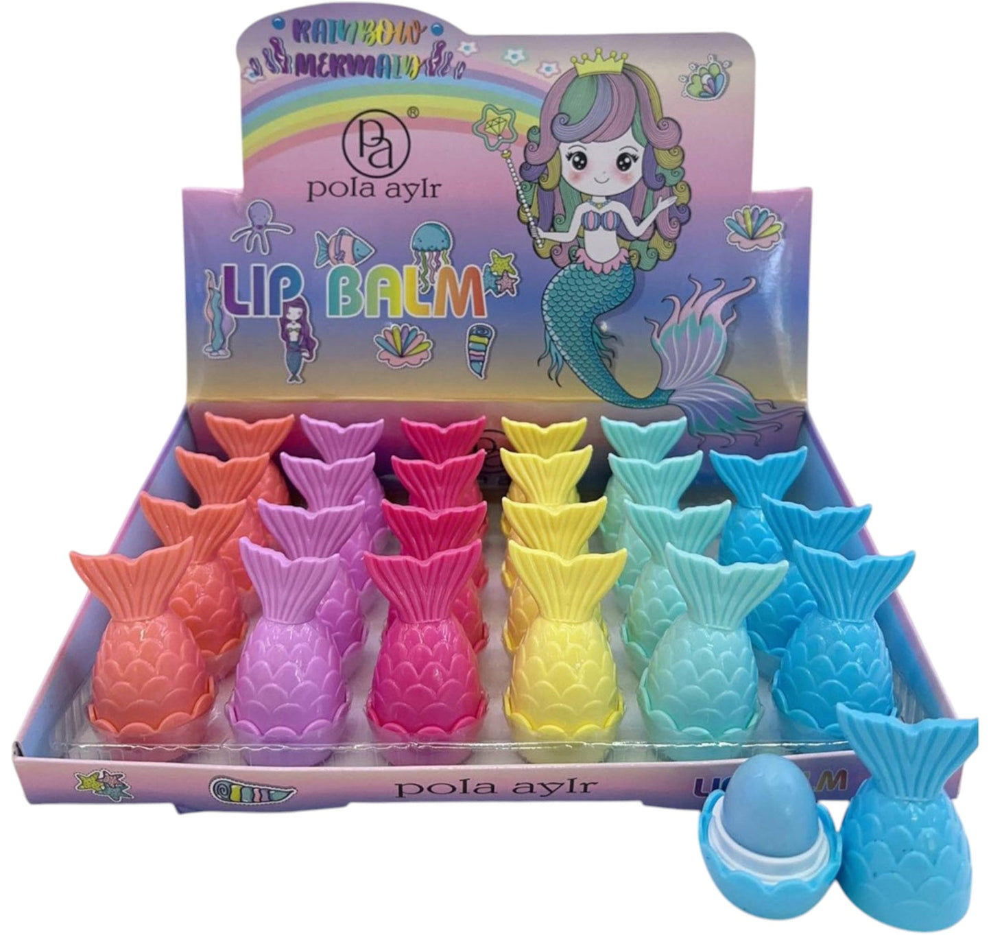 Mermaid Lip Balm LB8018 (24PC)