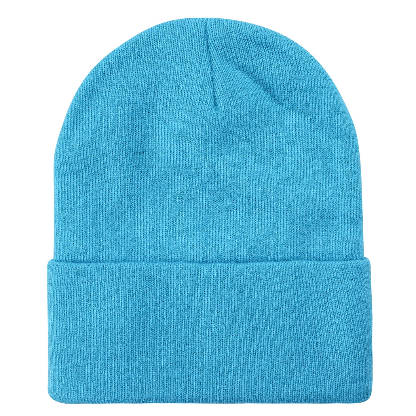Solid Color Plain Long Beanie BP100-C (12PC)