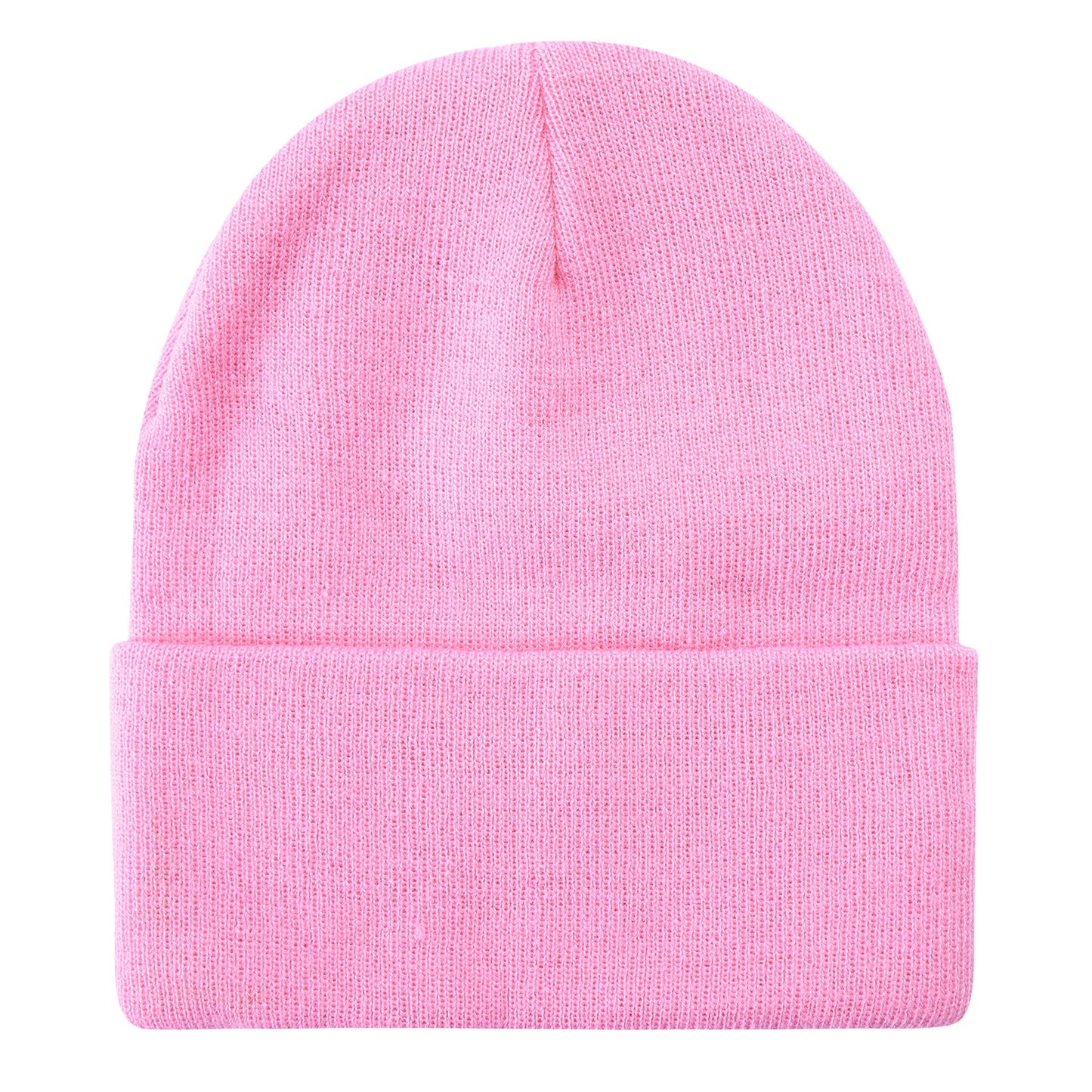Solid Color Plain Long Beanie BP100-C (12PC)