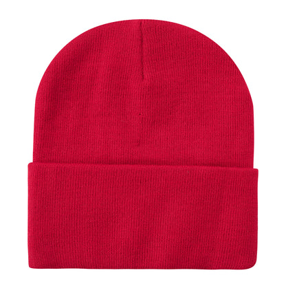 Solid Color Plain Long Beanie BP100-C (12PC)