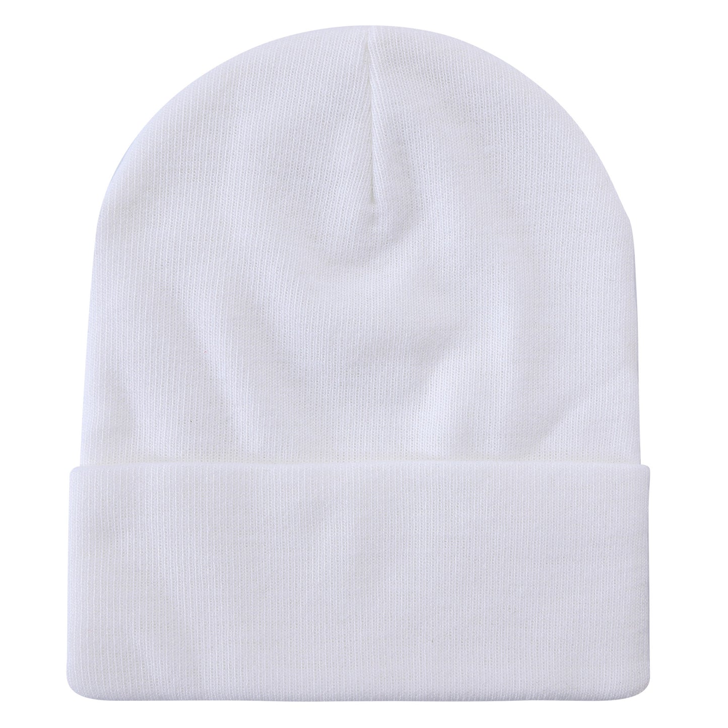 Solid Color Plain Long Beanie BP100-C (12PC)