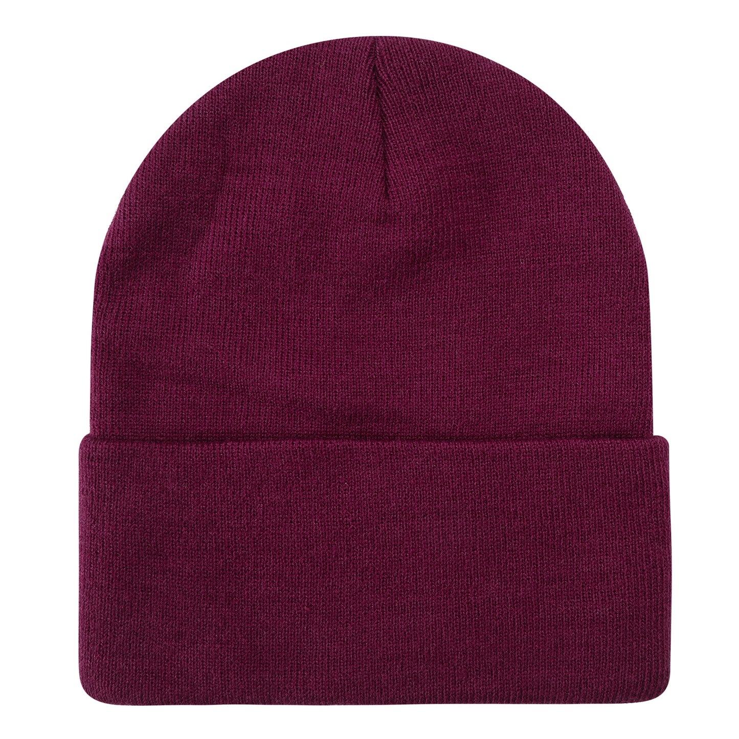 Solid Color Plain Long Beanie BP100-C (12PC)