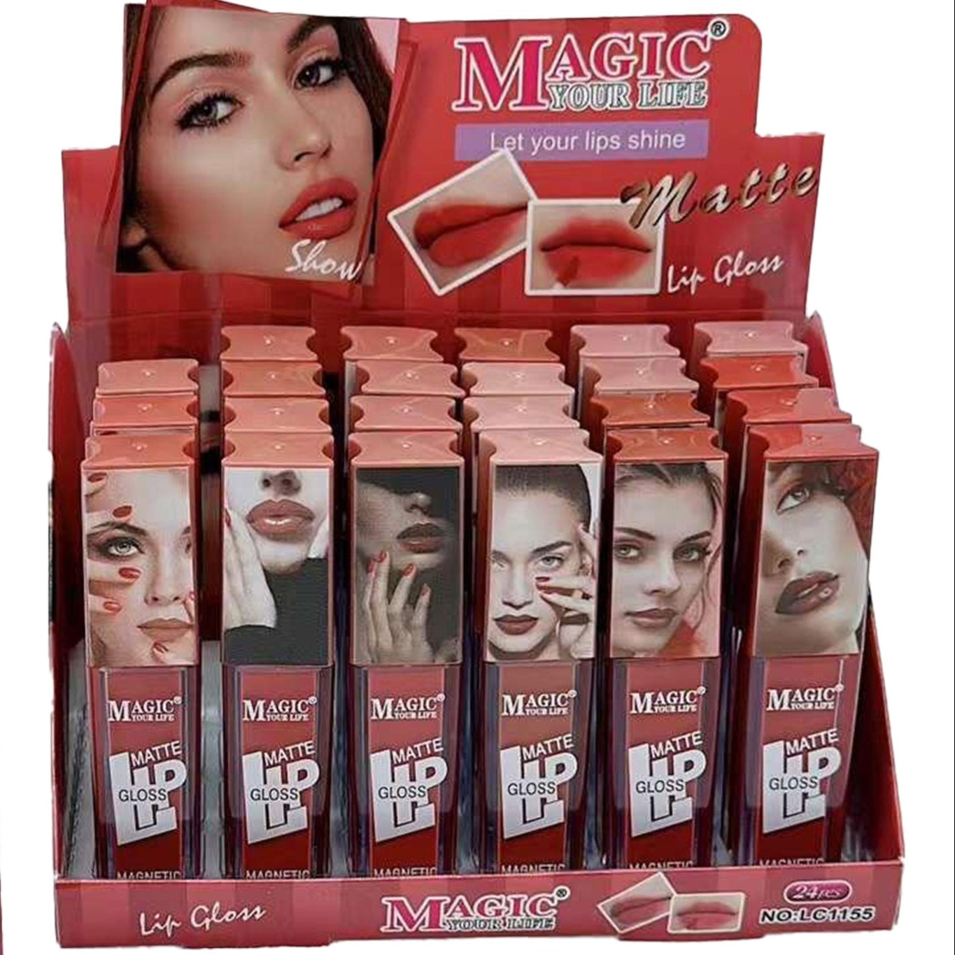 Magic Your Life Matte Lip Gloss LC1155 (24PC)