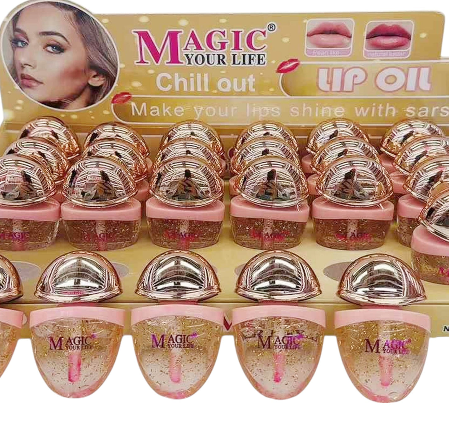 Magic Your Life Chill Out Lip Oil LC268. (24PC)