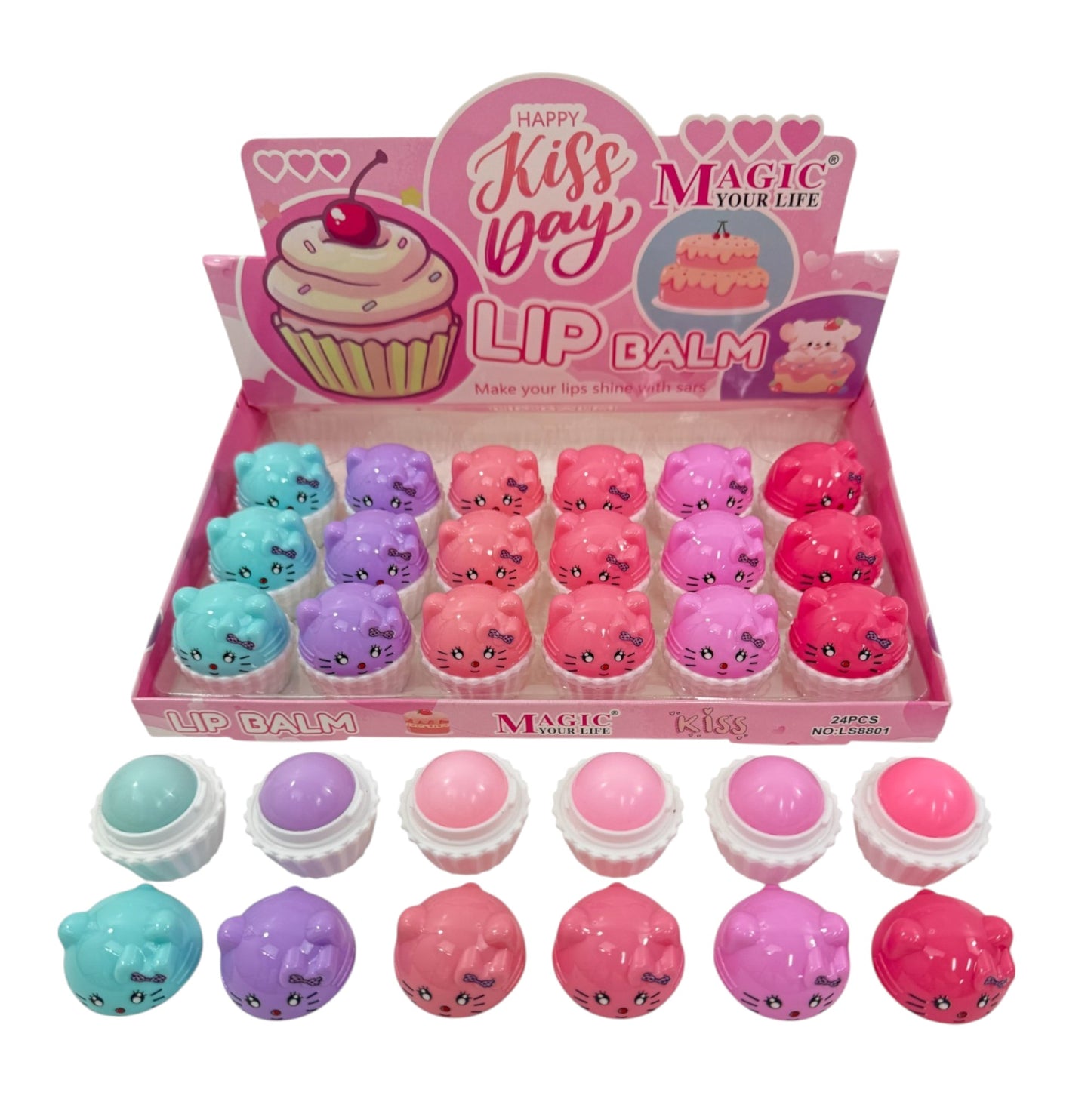Magic Your Life Lip Balm LB8801 (24PC)