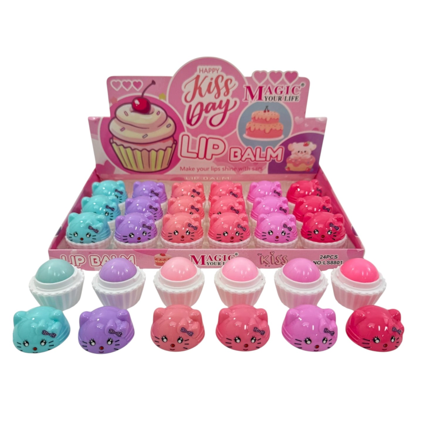 Magic Your Life Lip Balm LB8801 (24PC)