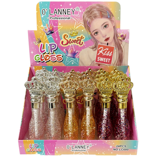 O'lanney Kiss Sweet Lip Gloss LC680 (24PC)