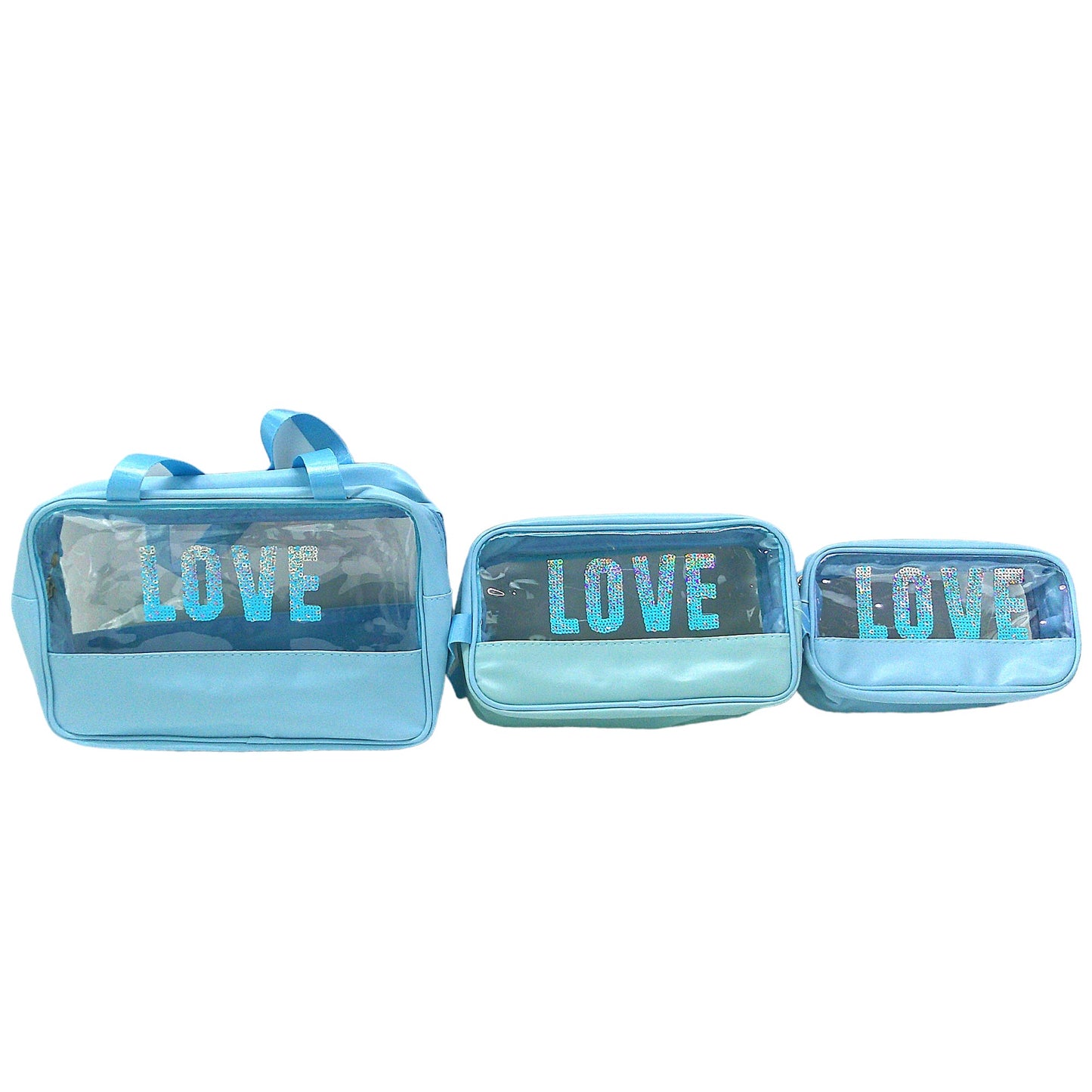 Clear Love Pouch 3 Set BG4224-2(6PC)