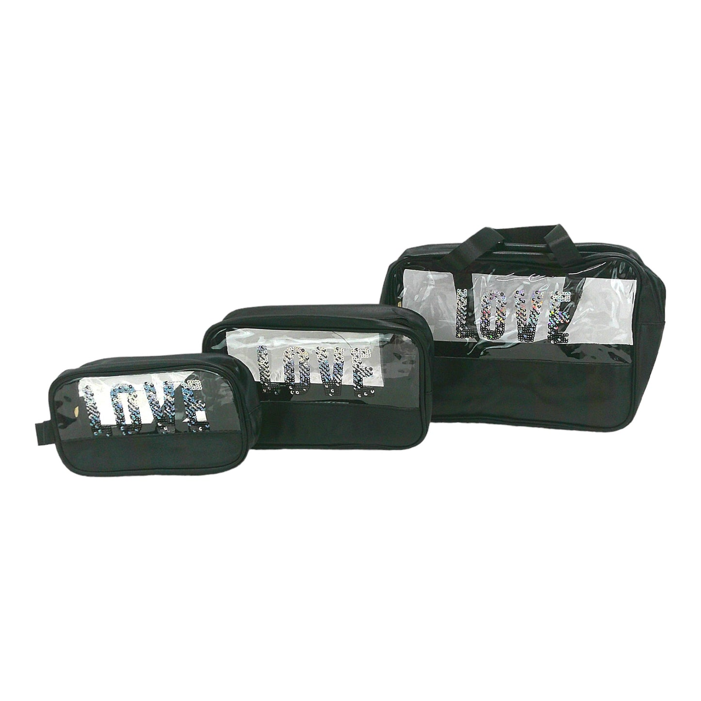 Clear Love Pouch 3 Set BG4224-2(6PC)