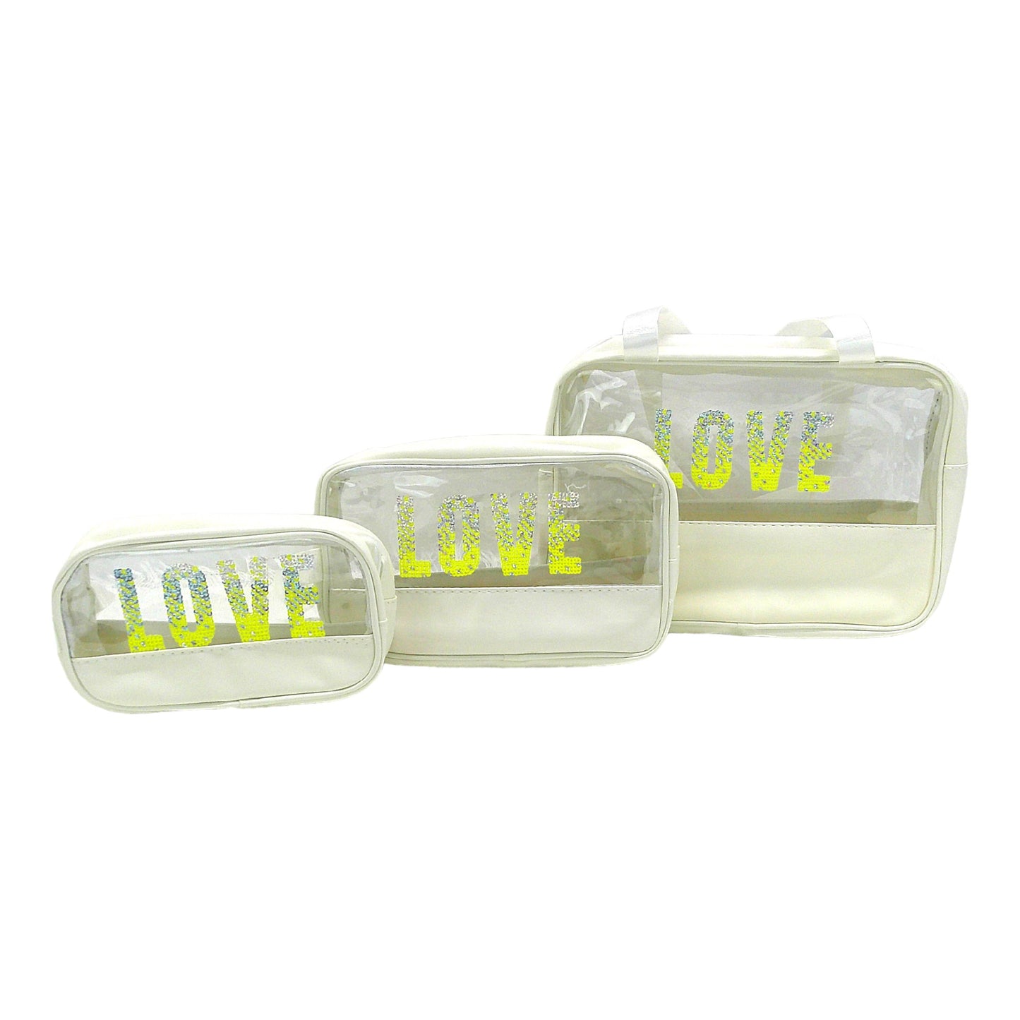 Clear Love Pouch 3 Set BG4224-2(6PC)