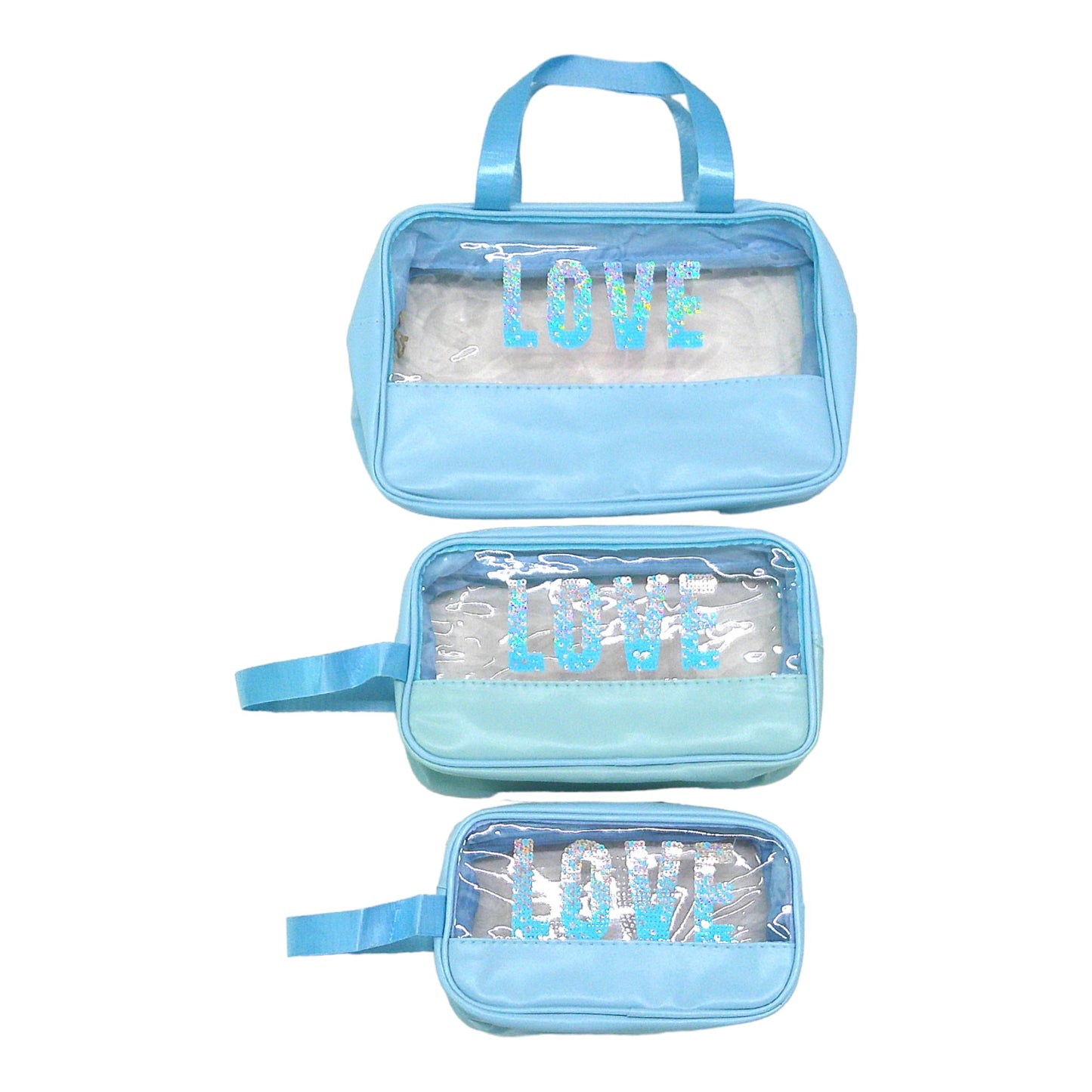 Clear Love Pouch 3 Set BG4224-2(6PC)